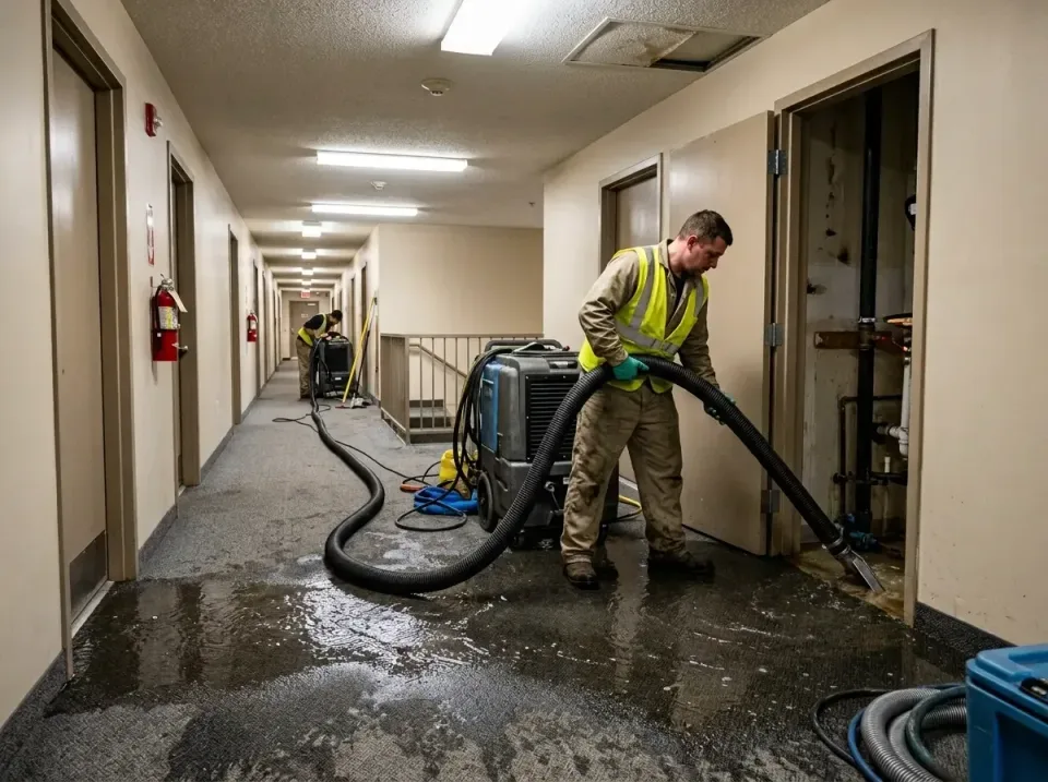 multi-unit-apartment-hallway-f-005 — frequently asked questions, Emergency Burst Pipe Water Extraction & Removal in Hedwig V…